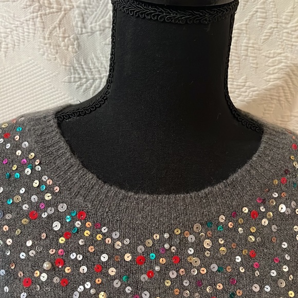 Halogen sequined sweater, size large, NWT - Picture 3 of 15